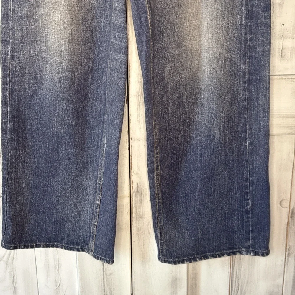 Rag & Bone Miramar Sweatpant Wide‎ Leg Jeans XS Faux Denim w Side Seam Pockets